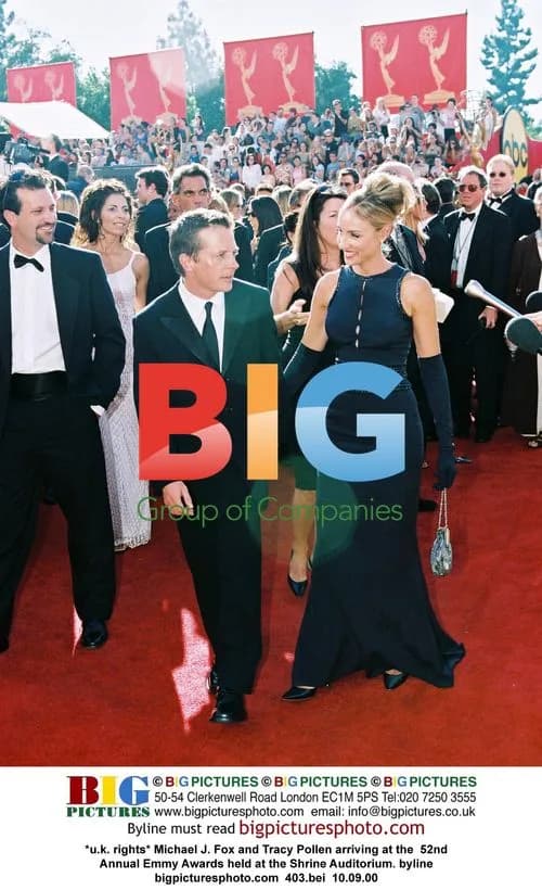 Michael J. Fox and Tracy Pollen at 52nd Emmys