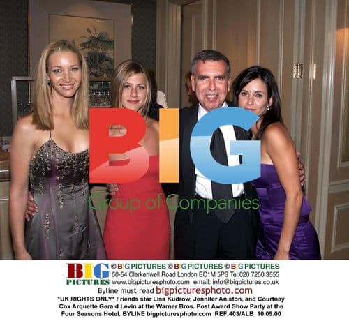 Friends stars at Warner Bros. party