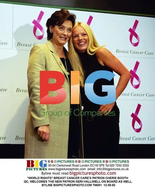 Cherie Booth QC and Geri Halliwell Join Breast Cancer Care