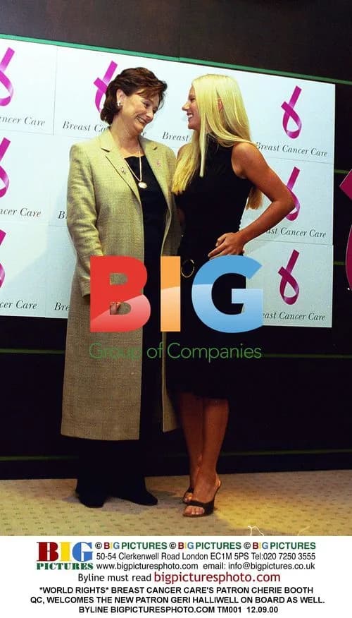 Cherie Booth and Geri Halliwell for Breast Cancer Care