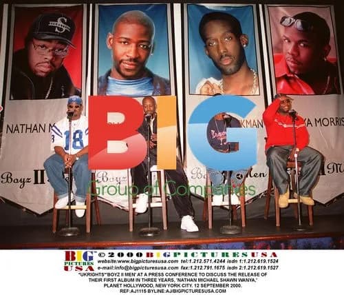 Boyz II Men at album release press conference