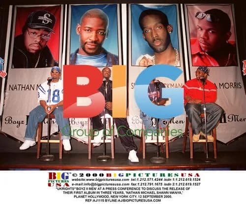 Boyz II Men at press conference for new album