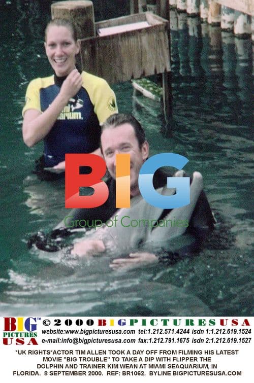 Tim Allen Swims with Flipper