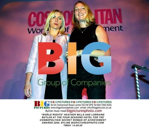 Heather Mills and Lorraine Butler at Cosmopolitan Awards
