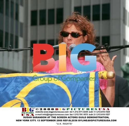 Susan Sarandon at SAG Demonstration