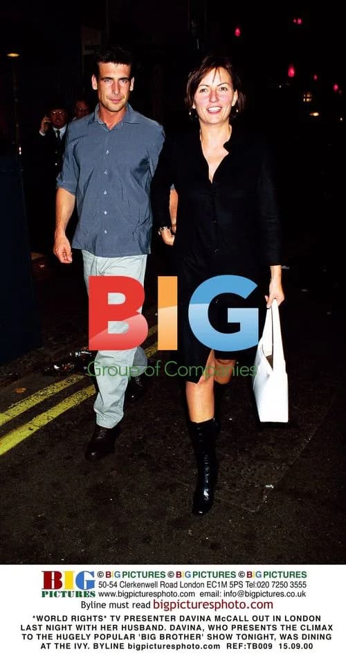 Davina McCall out in London with husband