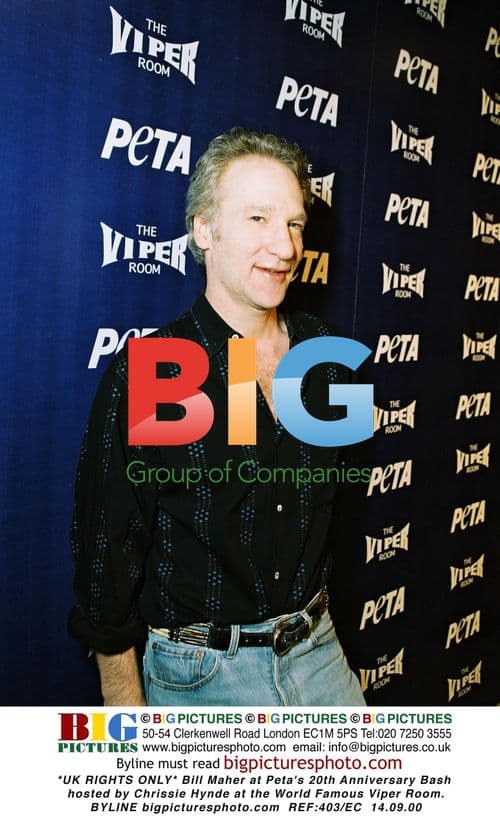 Bill Maher at Peta's 20th Anniversary Bash