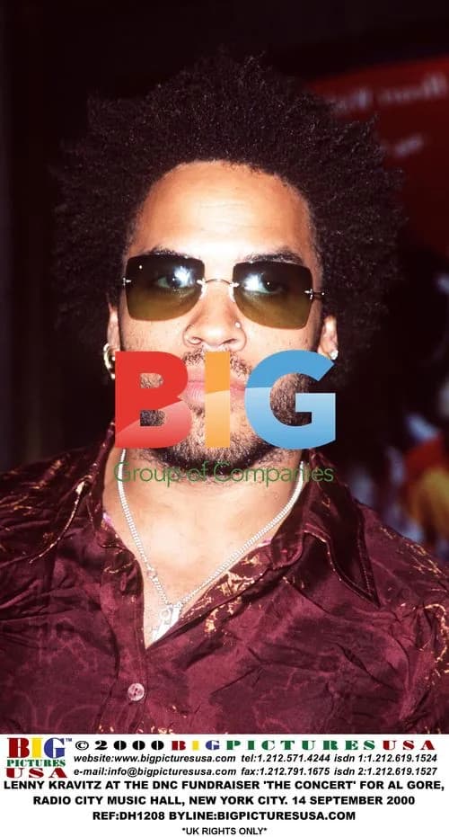 Lenny Kravitz at DNC Fundraiser in NYC