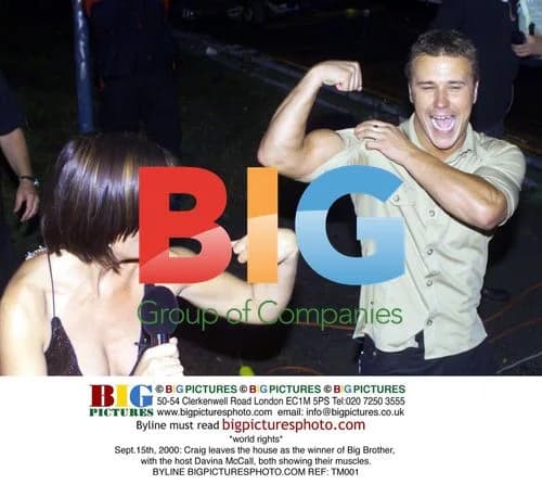 Craig wins Big Brother with host Davina