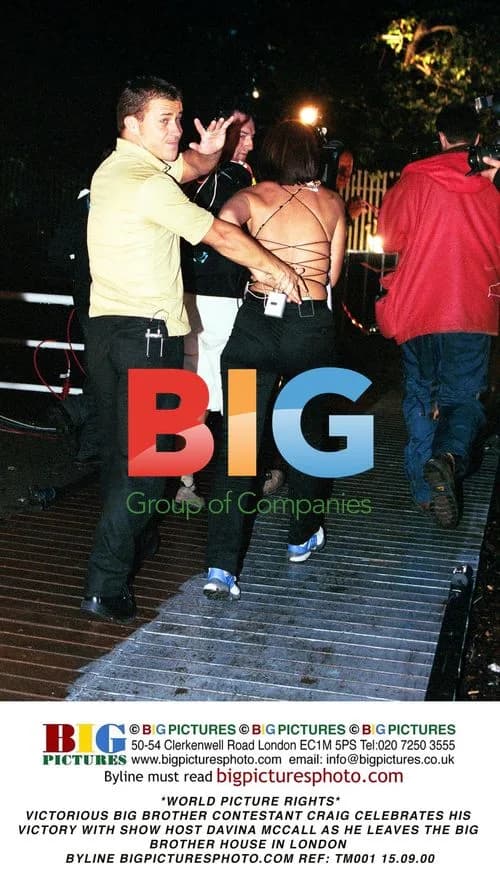 Big Brother Winner Craig Celebrates with Host Davina