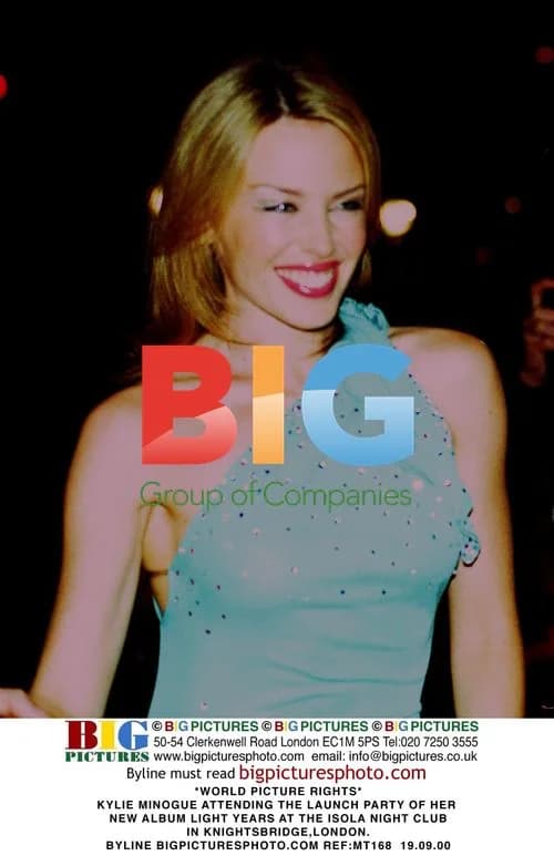 Kylie Minogue at Light Years Album Launch