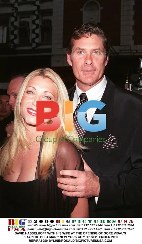 David Hasselhoff and wife at play opening