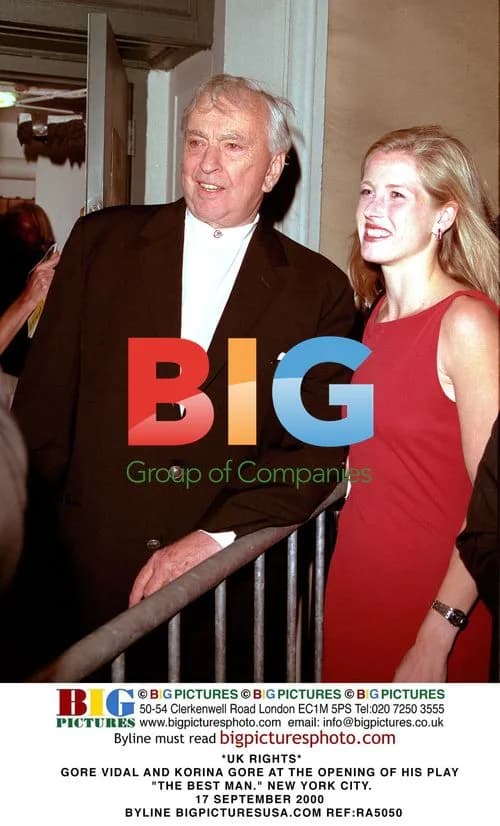Gore Vidal and Karina Gore at "The Best Man" Opening