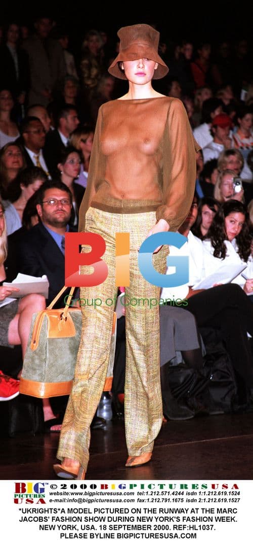 Model on Marc Jacobs' Runway