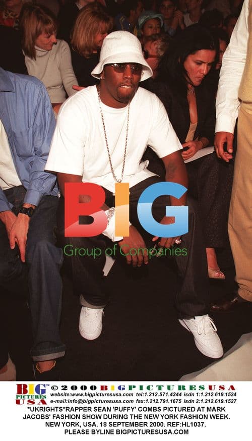 Sean 'Puffy' Combs at Mark Jacobs' Fashion Show