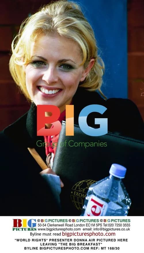 Donna Air Leaving 'The Big Breakfast'