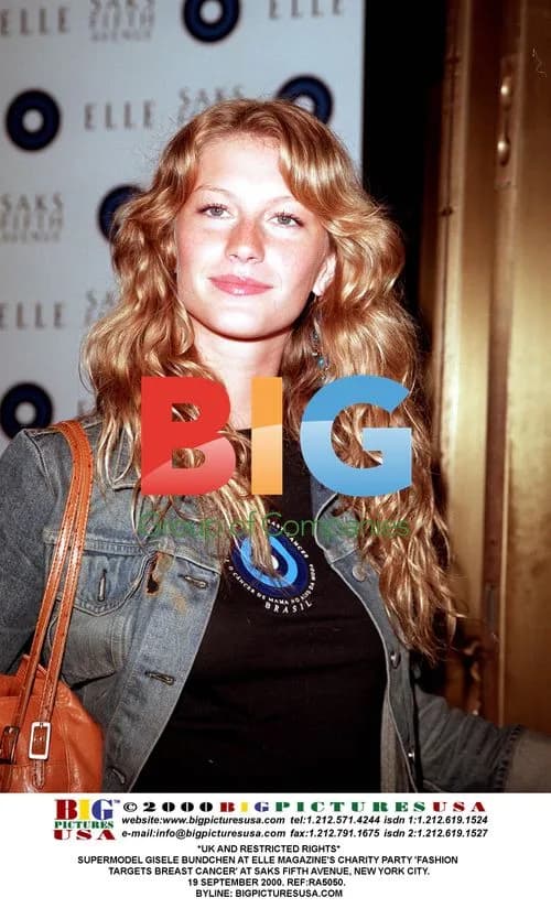 Gisele Bundchen at Elle Magazine Charity Party