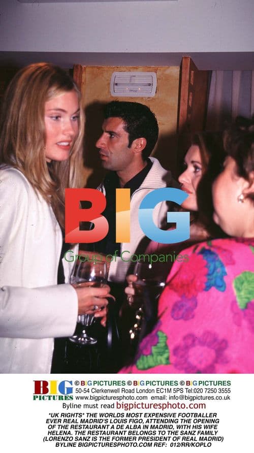 Louis Figo Opens Restaurant in Madrid