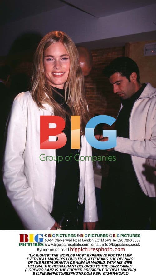 Louis Figo at Restaurant Opening