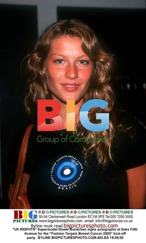 Gisele Bundchen at Fashion Targets Breast Cancer event