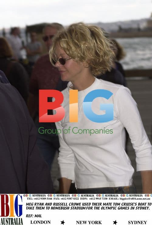 Meg Ryan and Russell Crowe on Tom Cruise's Boat