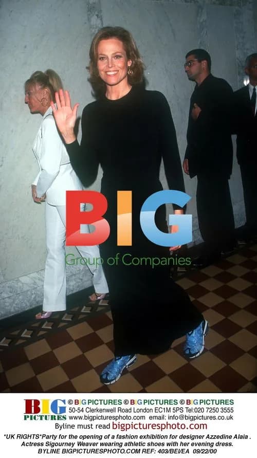 Sigourney Weaver at Azzedine Alaia fashion event
