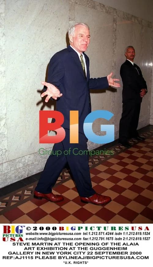 Steve Martin at Alaia Art Exhibition Opening