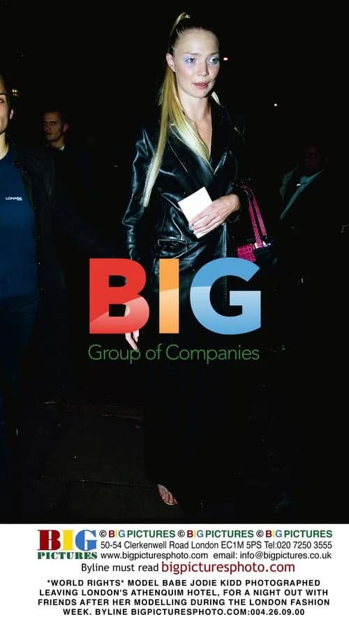 Jodie Kidd Leaving London Hotel