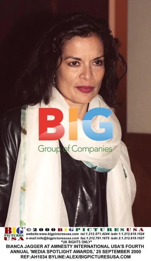 Bianca Jagger at Amnesty Int'l Awards