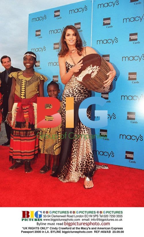 Cindy Crawford at Macy's Passport 2000 in LA