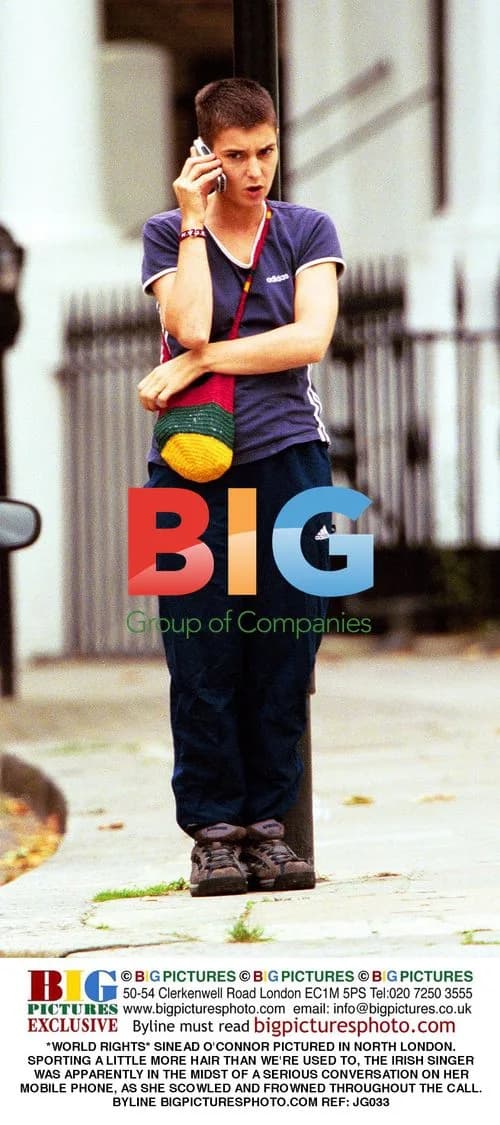 Sinead O'Connor in North London