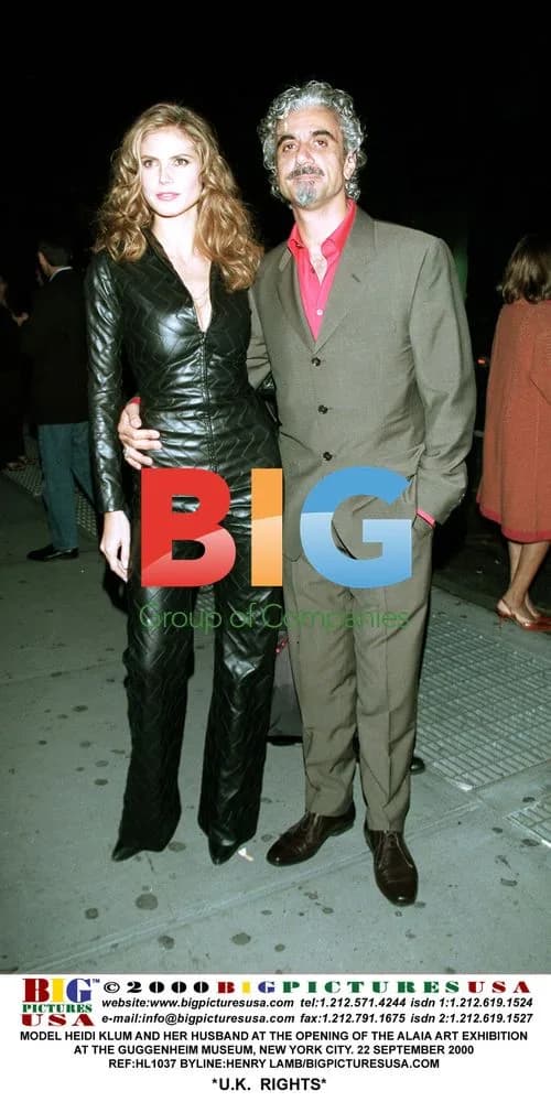 Heidi Klum and Husband at Alaia Exhibition