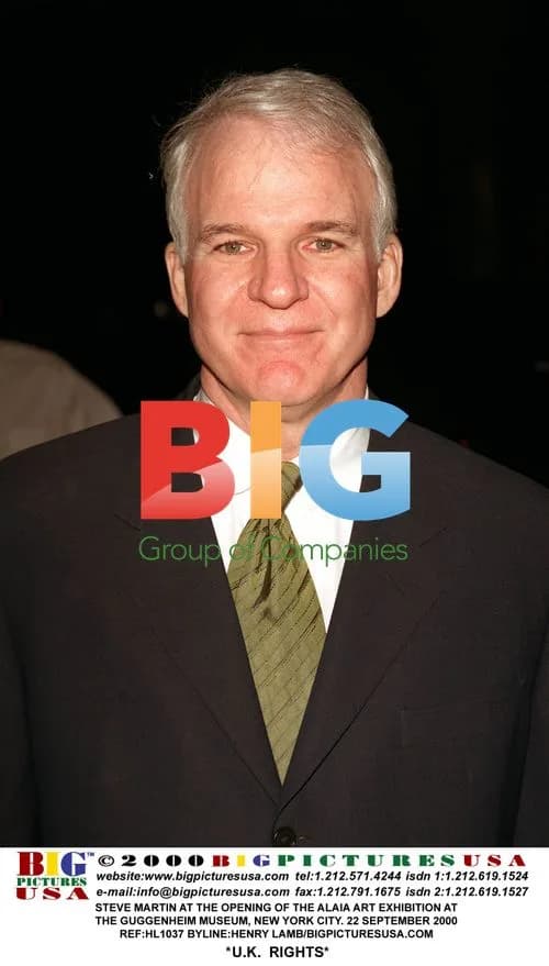 Steve Martin at Alaia Art Exhibition