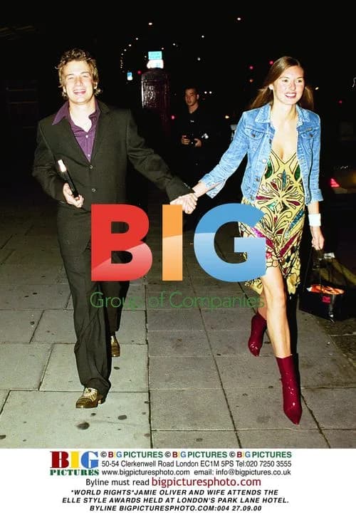 Jamie Oliver and Wife at Elle Style Awards