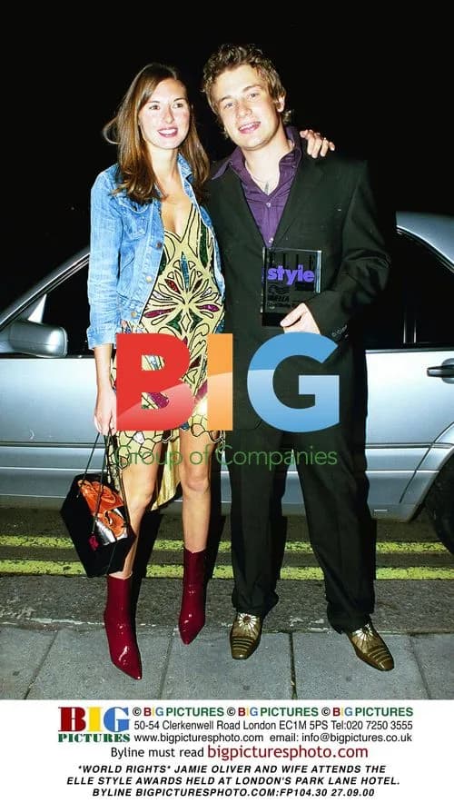 Jamie Oliver and Wife at ELLE Style Awards