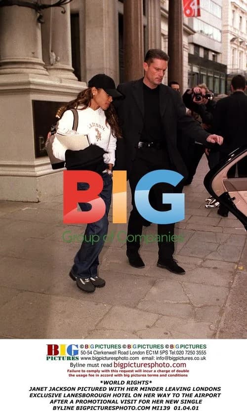 Janet Jackson Leaving London's Lanesborough Hotel