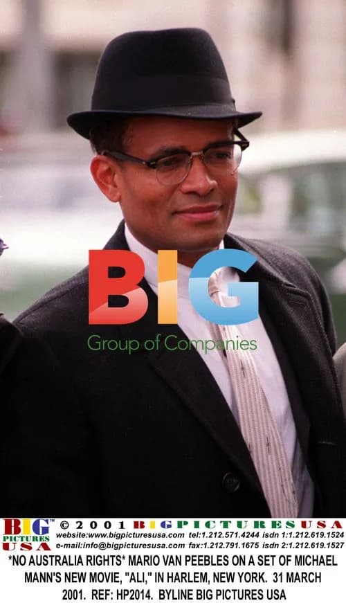 Mario Van Peebles on Set of "Ali"