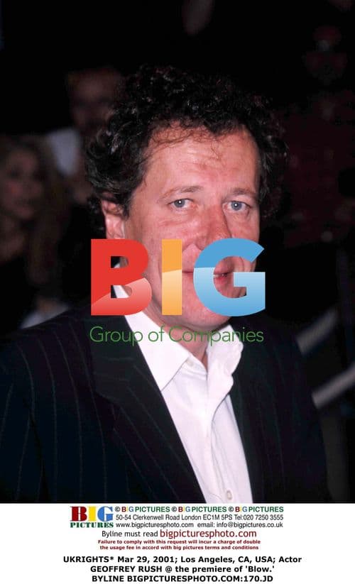 Geoffrey Rush at 'Blow' premiere