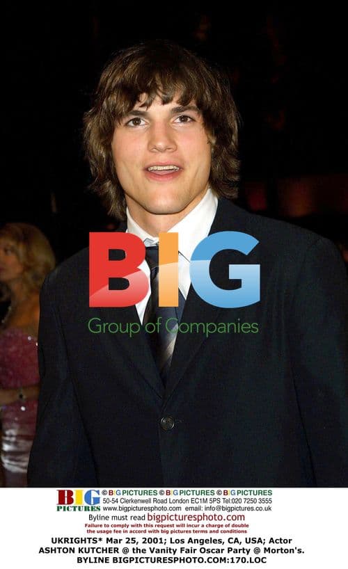 Ashton Kutcher at Vanity Fair Oscar Party