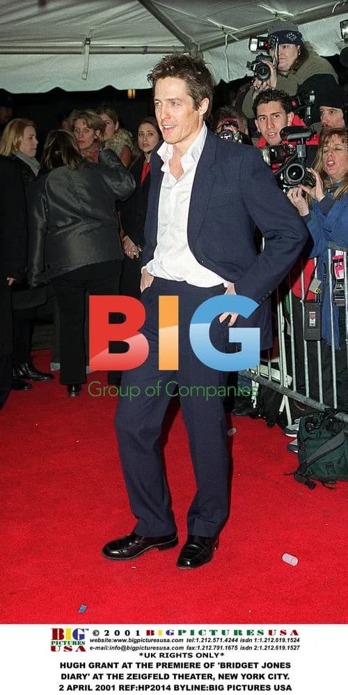 Hugh Grant at 'Bridget Jones' Diary' Premiere