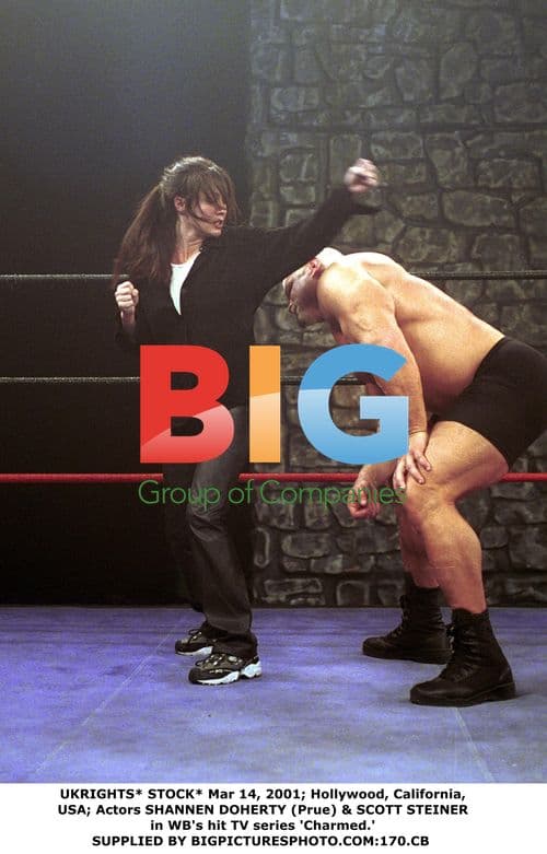 Shannen Doherty and Scott Steiner in 'Charmed'