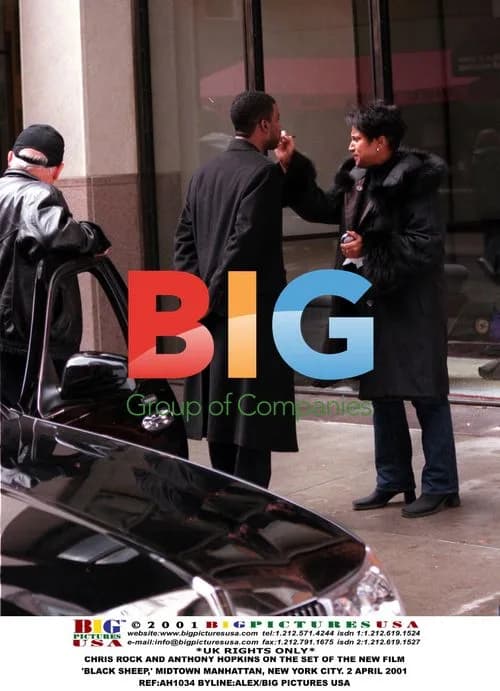 Chris Rock and Anthony Hopkins on 'Black Sheep' set