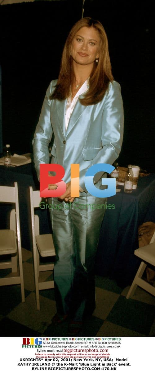 Kathy Ireland attends K-Mart 'Blue Light is Back' event