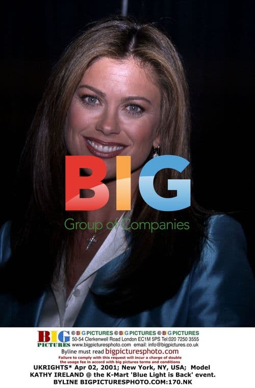 Kathy Ireland at K-Mart 'Blue Light' event