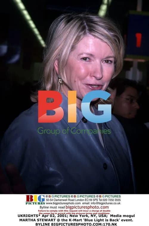 Martha Stewart at K-Mart 'Blue Light is Back' event