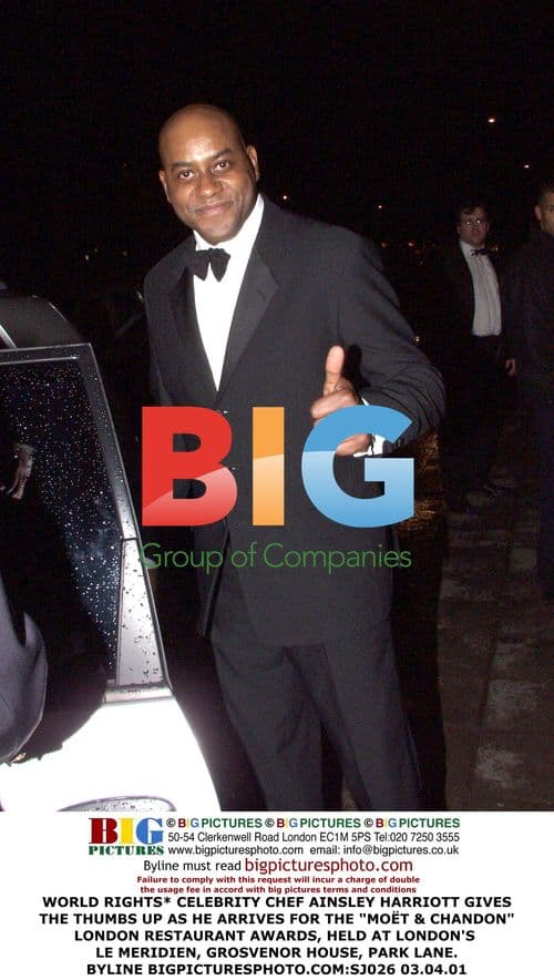 Ainsley Harriott at Moët & Chandon London Awards