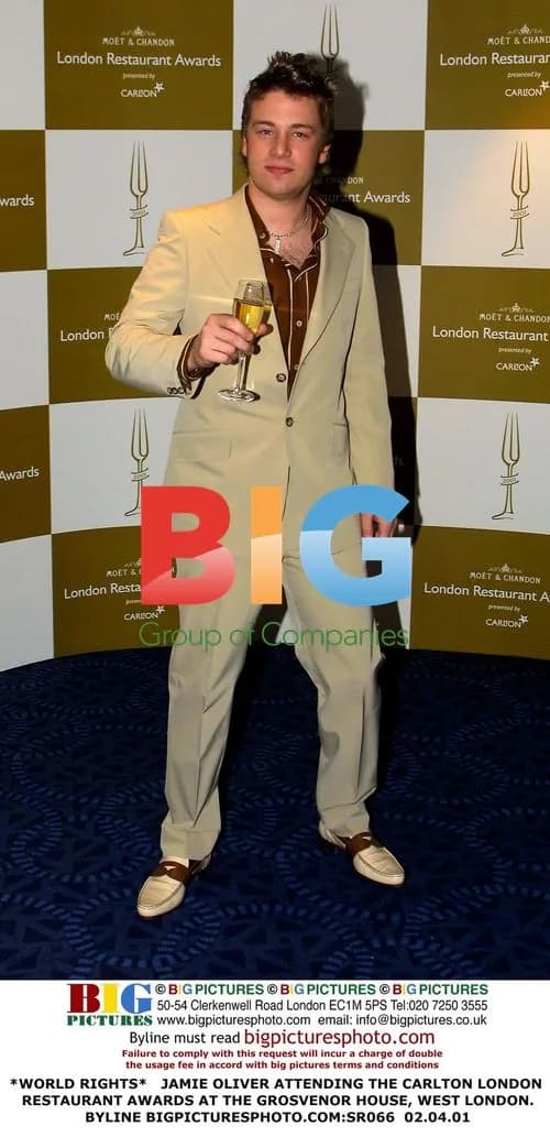 Jamie Oliver at London Restaurant Awards