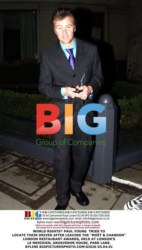 Paul Young Leaving Restaurant Awards