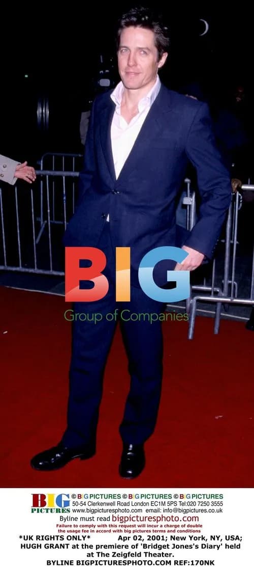 Hugh Grant at 'Bridget Jones's Diary' Premiere