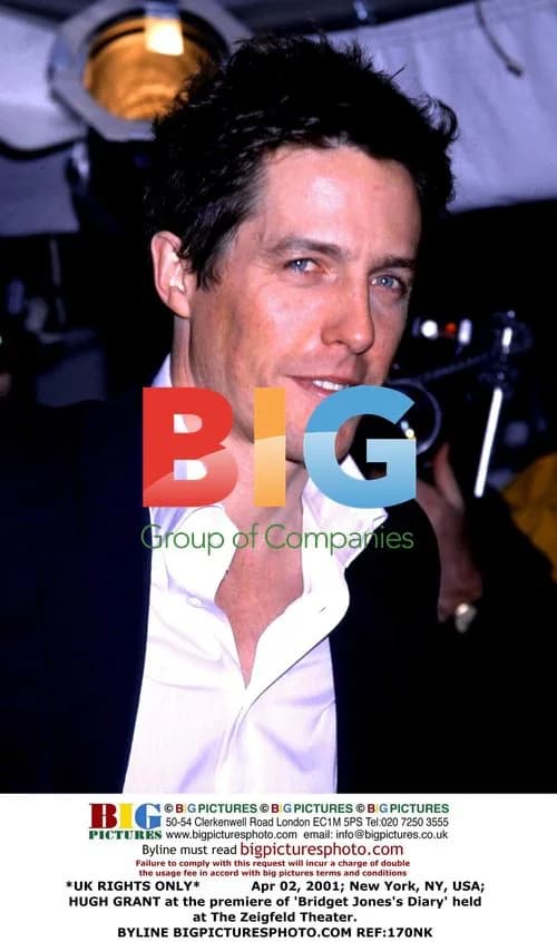 Hugh Grant at Bridget Jones's Diary premiere